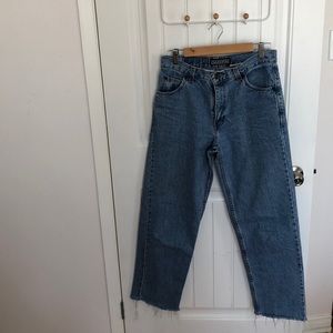 High Waisted Vintage Light Wash Jeans